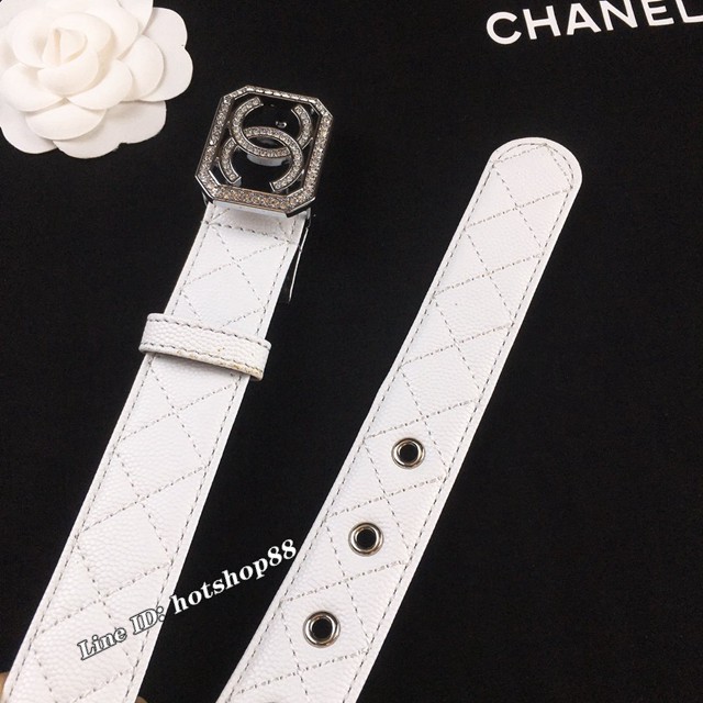 Chanel專門店2021新款女士皮帶 香奈兒經典字母扣牛皮腰帶  jjp2624